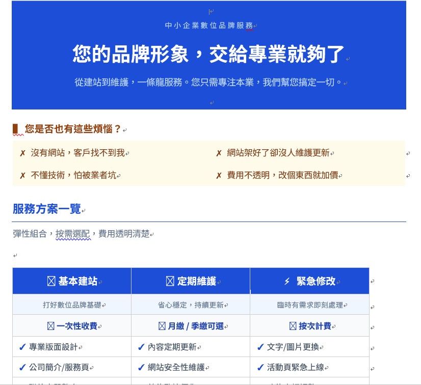 企業網站設計成果 5
